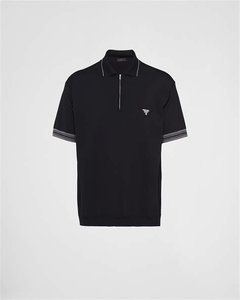 prada milano polo shirt|prada black shirt long sleeve.